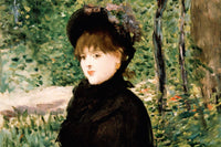 The stroll by Edouard Manet — hand-painted botanical oil painting reproduction on canvas