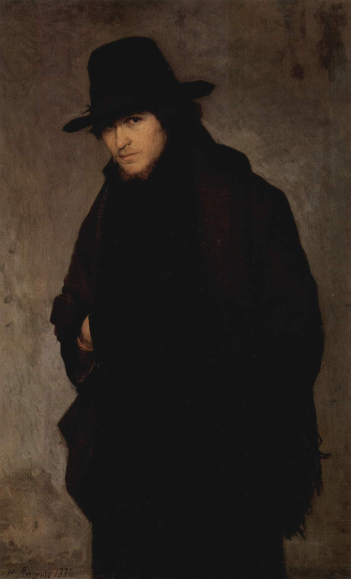 The Student by Mykola Yaroshenko — hand-painted portrait oil painting reproduction on canvas