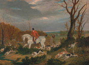 The Suffolk Hunt- Going to Cover near Herringswell - John Frederick Herring Sr.