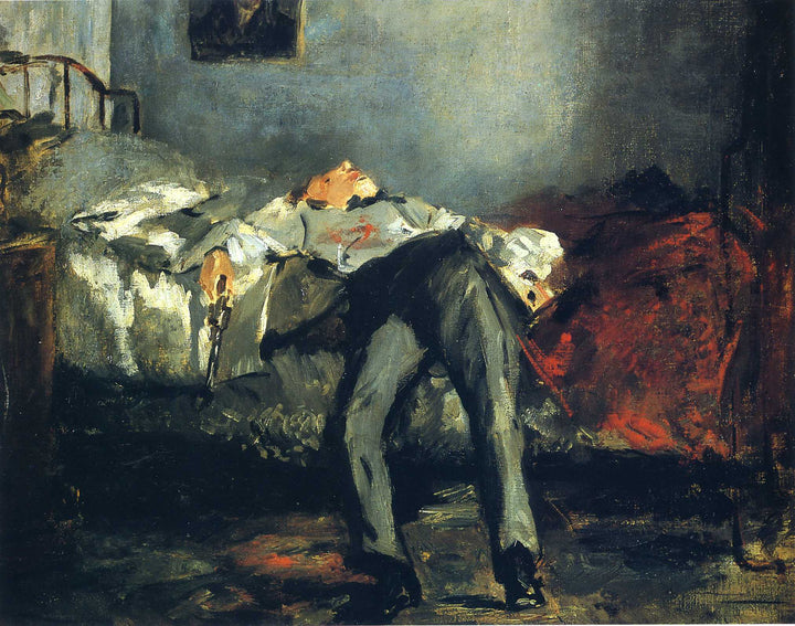 The Suicide by Edouard Manet — hand-painted abstract oil painting reproduction on canvas