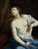 The Suicide of Lucretia by Guido Reni — female oil painting wall art, Baroque