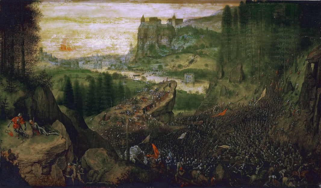 The Suicide of Saul by Pieter Bruegel the Elder — hand-painted landscape oil painting reproduction on canvas