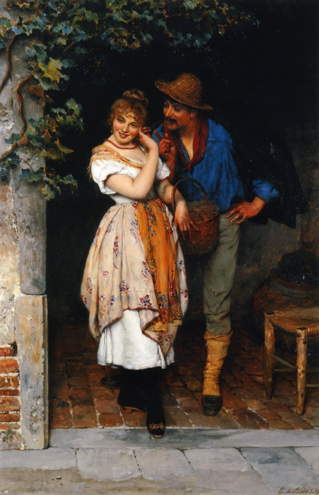 The Suitor - Eugene de Blaas