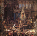 The Suitors by Gustave Moreau — hand-painted cultural oil painting reproduction on canvas