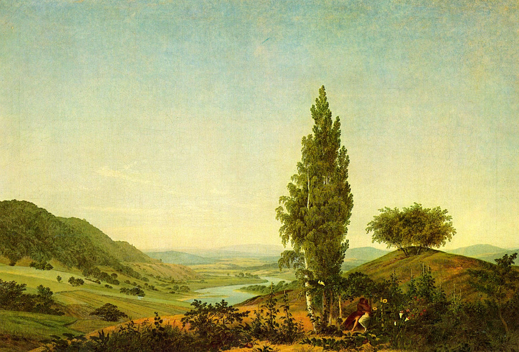 The Summer by Caspar David Friedrich — hand-painted botanical oil painting reproduction on canvas