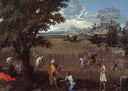 The Summer (Ruth and Boaz) by Nicolas Poussin — rural oil painting wall art