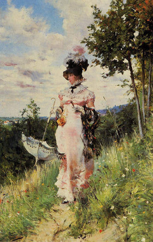 The Summer Stroll - Giovanni Boldini