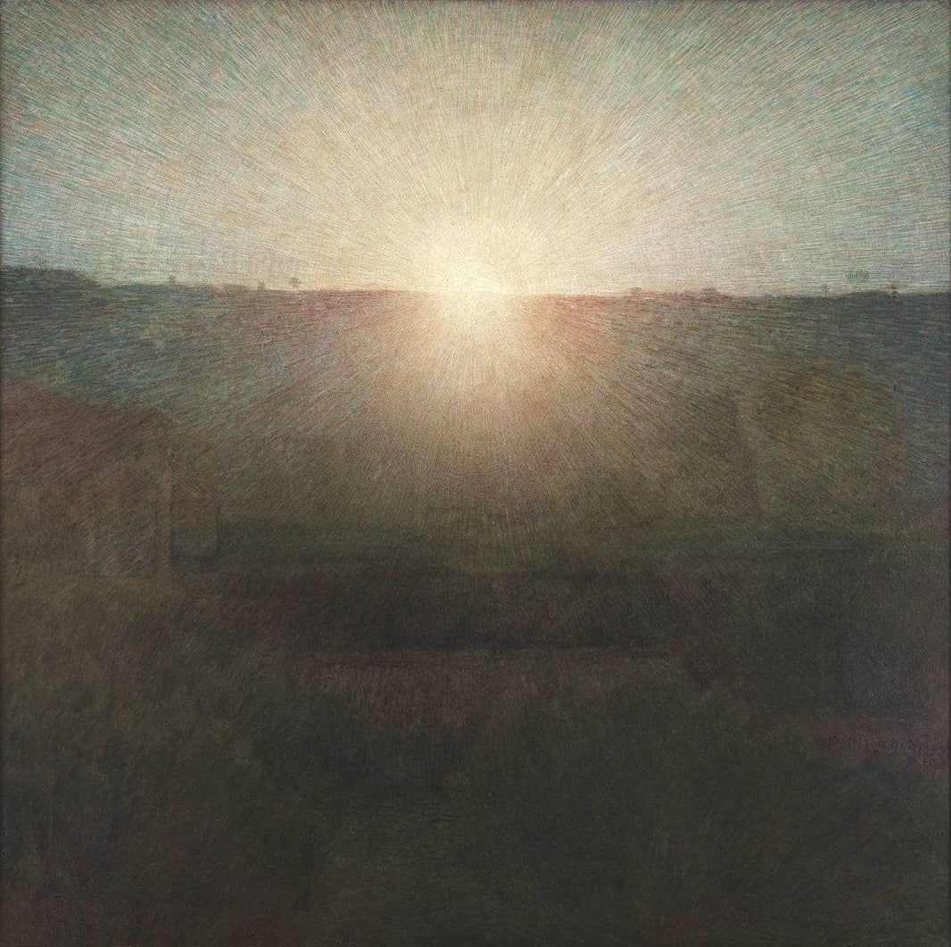 The sun by Pellizza da Volpedo — hand-painted abstract oil painting reproduction on canvas