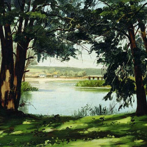 The sunny day by Volodymyr Orlovsky — Oil Painting Reproduction