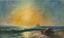 The Sunrize by Ivan Aivazovsky — ships oil painting wall art, Romanticism