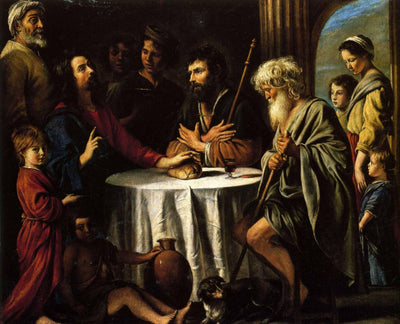 The Supper at Emmaus by Le Nain brothers — oil painting reproduction