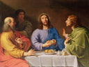 The Supper at Emmaus by Philippe de Champaigne — hand-painted portrait oil painting reproduction on canvas