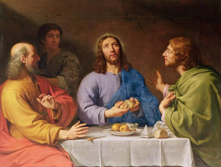 The Supper at Emmaus by Philippe de Champaigne — hand-painted portrait oil painting reproduction on canvas