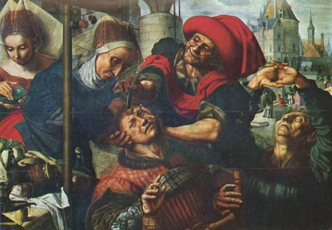 The Surgeon by Jan van Hemessen — hand-painted landscape oil painting reproduction on canvas