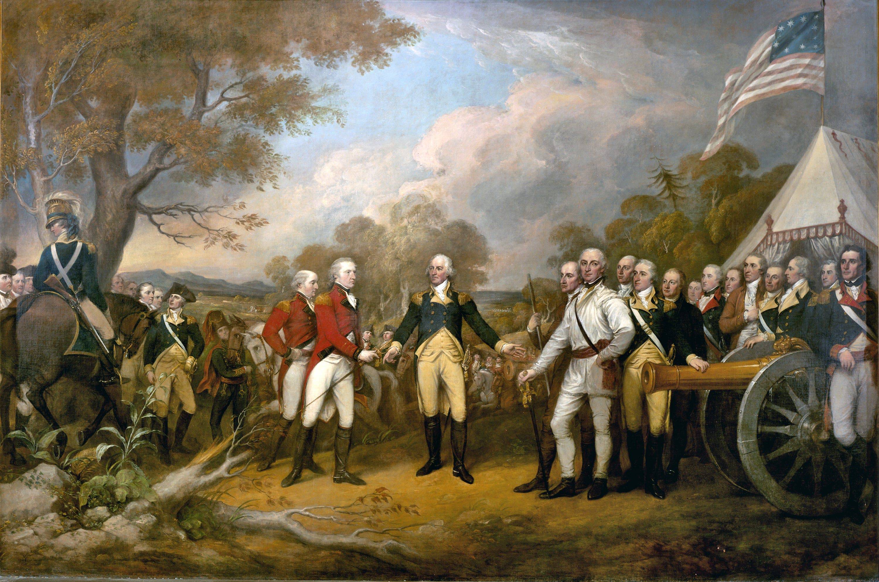 The Surrender of General Burgoyne - John Trumbull