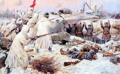 The Surrender of the Finns in 1940 (Russian-Finnish War) in study