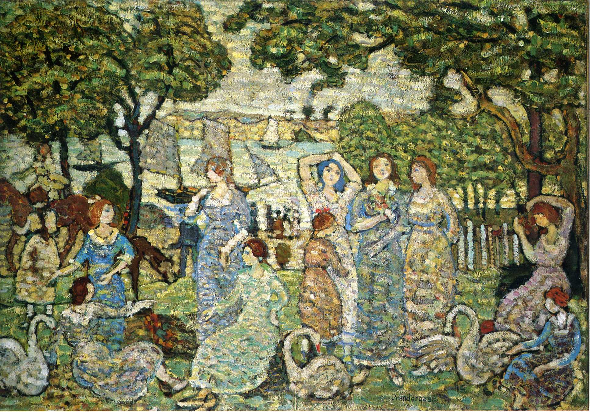 The Swans - Maurice Prendergast