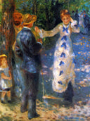 The Swing (La Balançoire) by Pierre-Auguste Renoir — hand-painted portrait oil painting reproduction on canvas