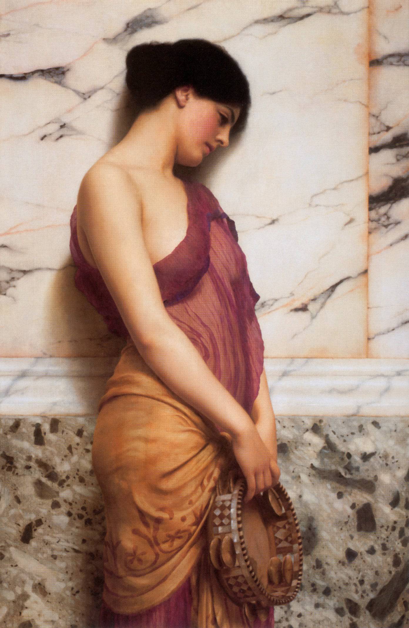 The Tambourine Girl - John William Godward