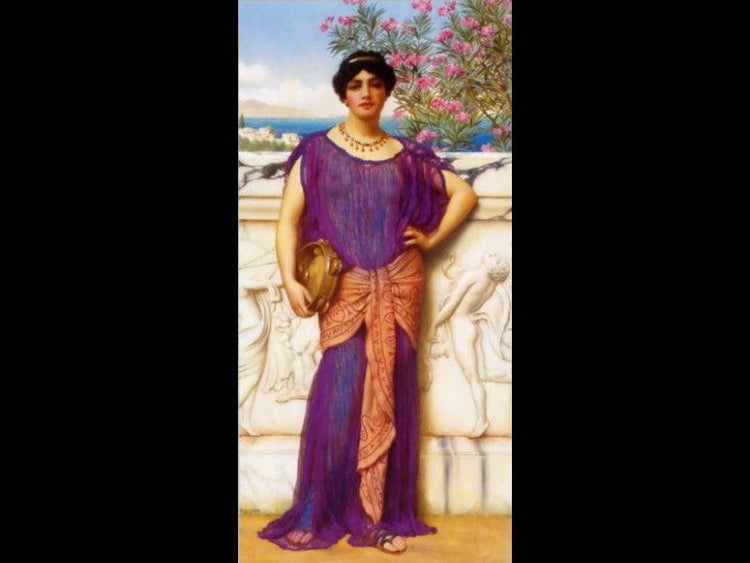 The Tambourine Girl - John William Godward