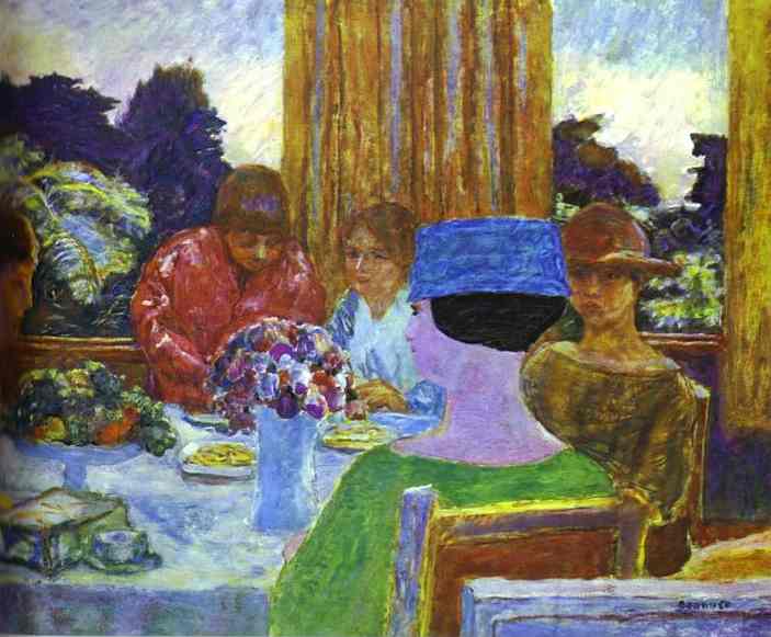 The Tea by Pierre Bonnard — hand-painted abstract oil painting reproduction on canvas