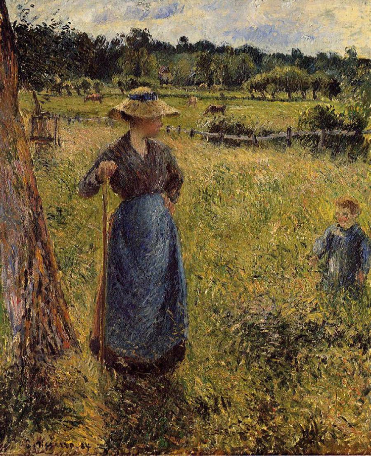 The Tedder - Camille Pissarro