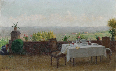 The telegram in home office