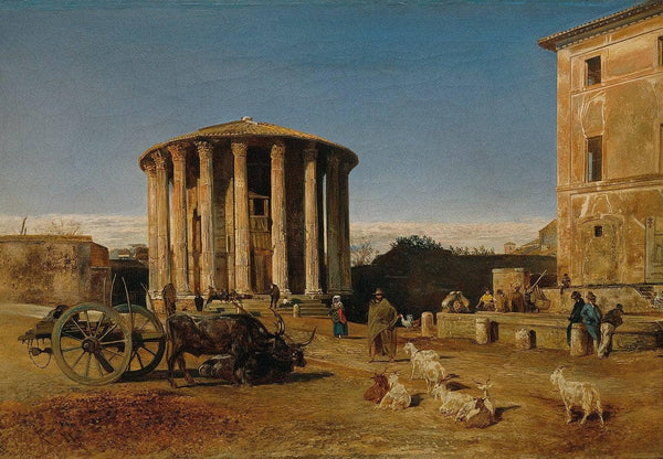 The Temple of Vesta in Rome