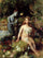 The temptation of Eve in hallway