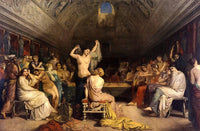 The Tepidarium by Theodore Chasseriau — hand-painted cultural oil painting reproduction on canvas