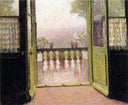 The Terrace by Henri Martin — flower oil painting wall art, Impressionism