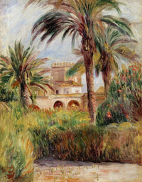 The Test Garden in Algiers by Pierre-Auguste Renoir — hand-painted botanical oil painting reproduction on canvas