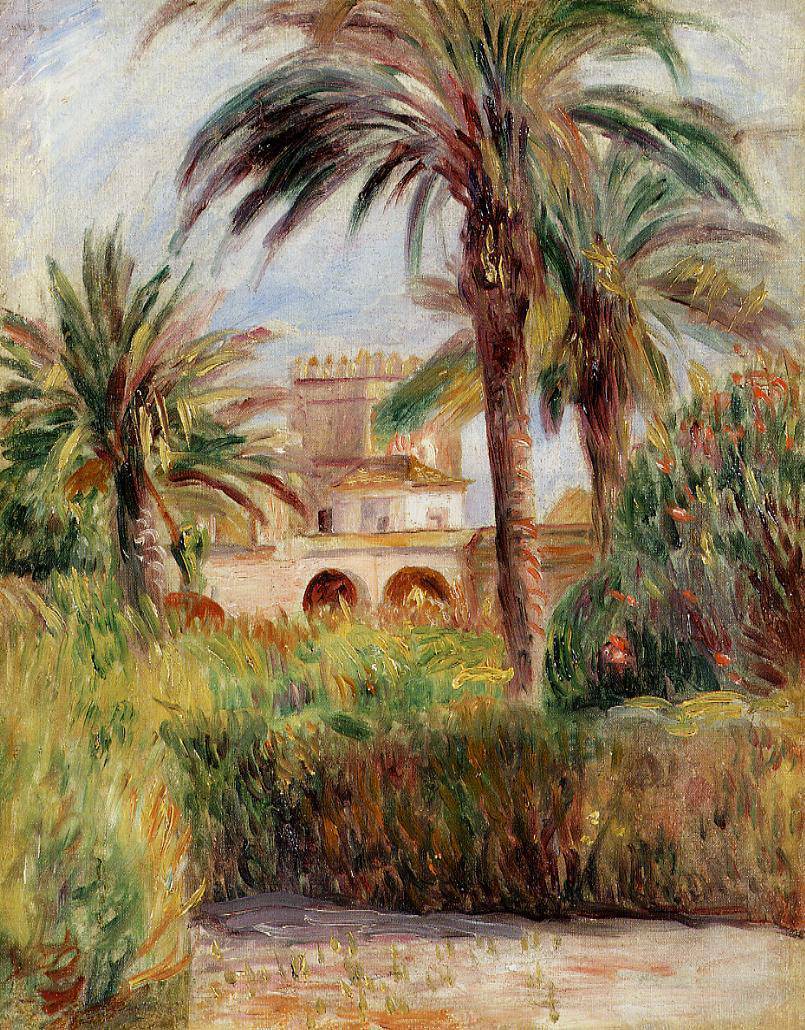 The Test Garden in Algiers - Pierre-Auguste Renoir