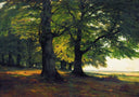 The Teutoburg Forest by Ivan Shishkin — forest oil painting wall art, Realism