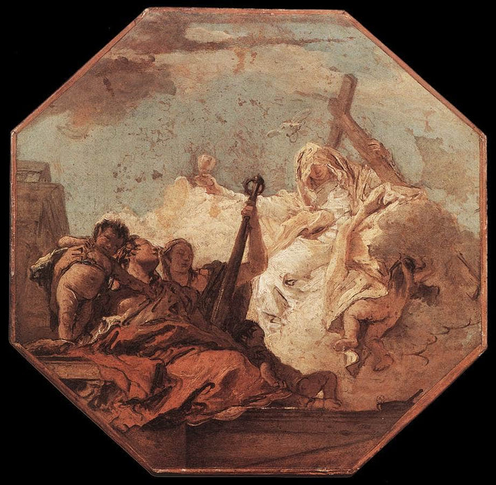 The Theological Virtues by Giovanni Battista Tiepolo — hand-painted cultural oil painting reproduction on canvas