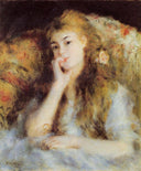 The Thinker by Pierre-Auguste Renoir — hand-painted portrait oil painting reproduction on canvas