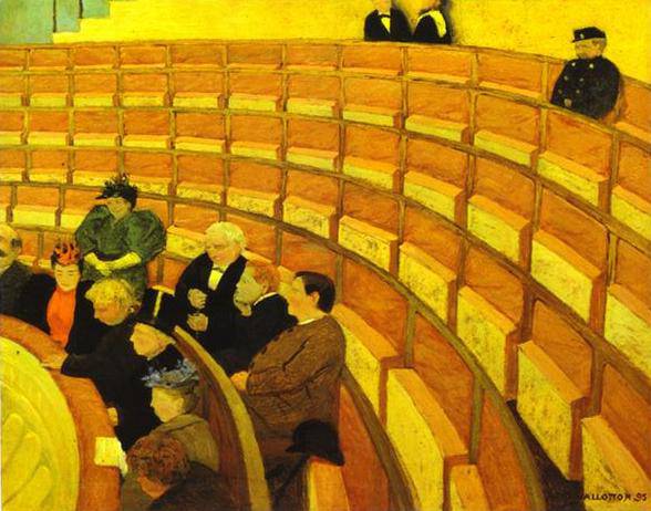 The Third Gallery at The Theatre - Felix Vallotton