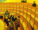 The Third Gallery at The Theatre by Felix Vallotton — colors oil painting wall art