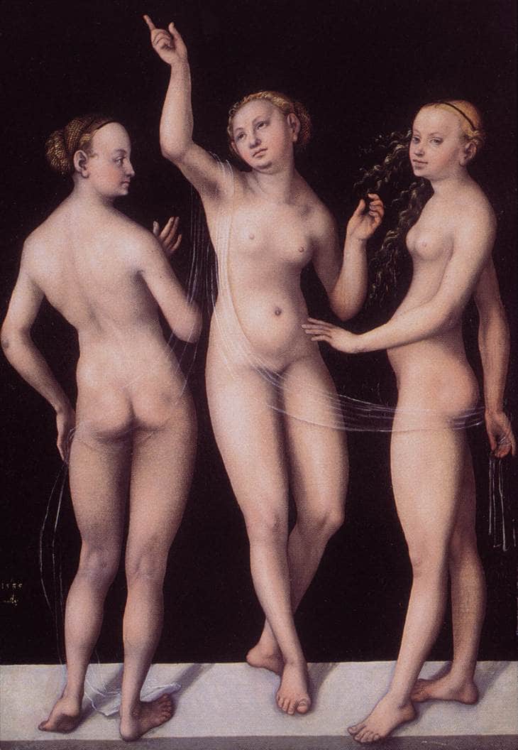 The Three Graces - Lucas Cranach the Elder