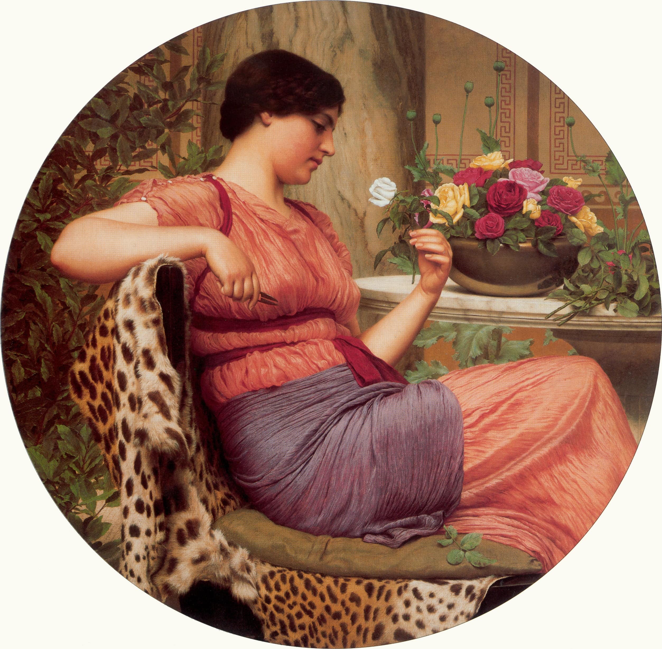 The Time of Roses - John William Godward