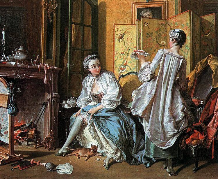 The Toilet by Francois Boucher — hand-painted cultural oil painting reproduction on canvas