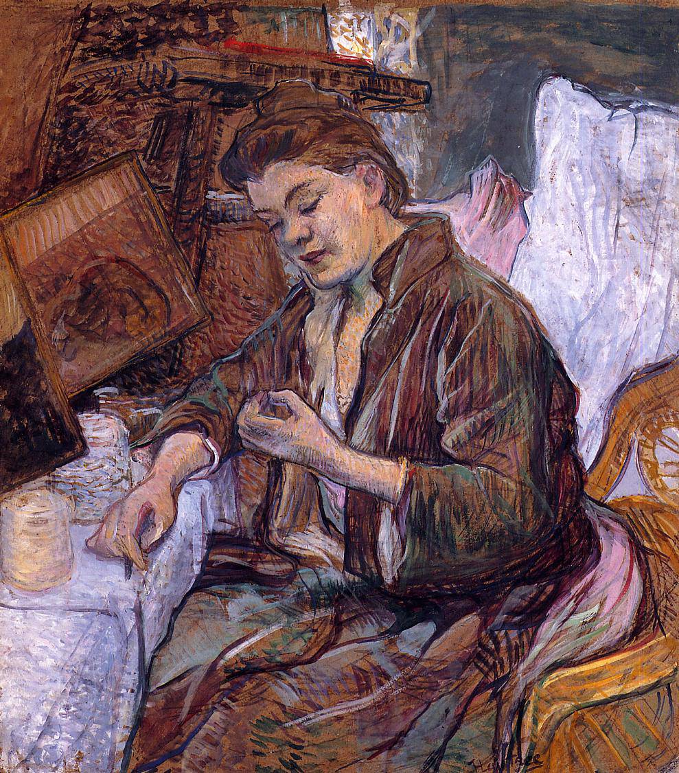 The Toilet Ms. Fabre - Henri de Toulouse-Lautrec