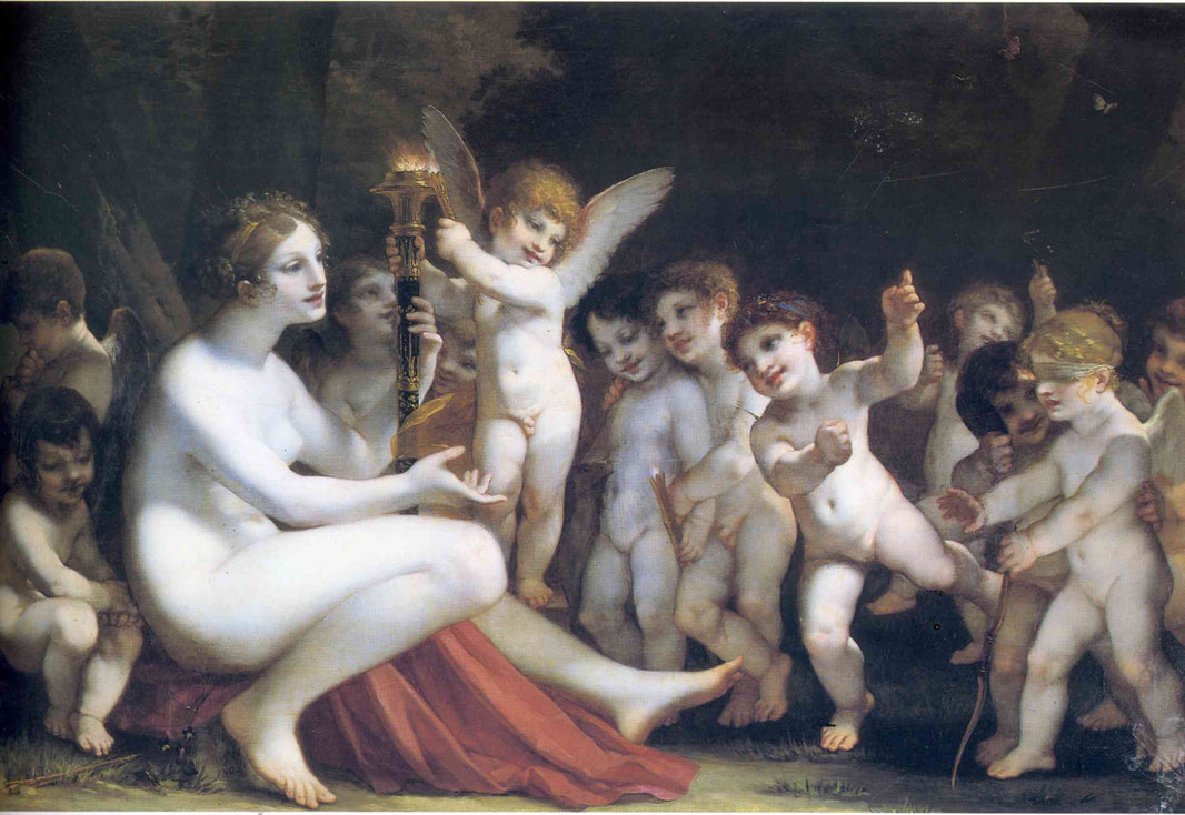The Torch of Venus by Pierre-Paul Prud'hon — hand-painted cultural oil painting reproduction on canvas