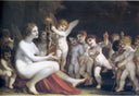 The Torch of Venus by Pierre-Paul Prud'hon — group oil painting wall art, Neoclassicism