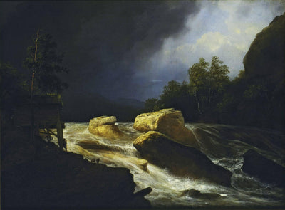 The Torrent by Christian Ezdorf — oil painting reproduction
