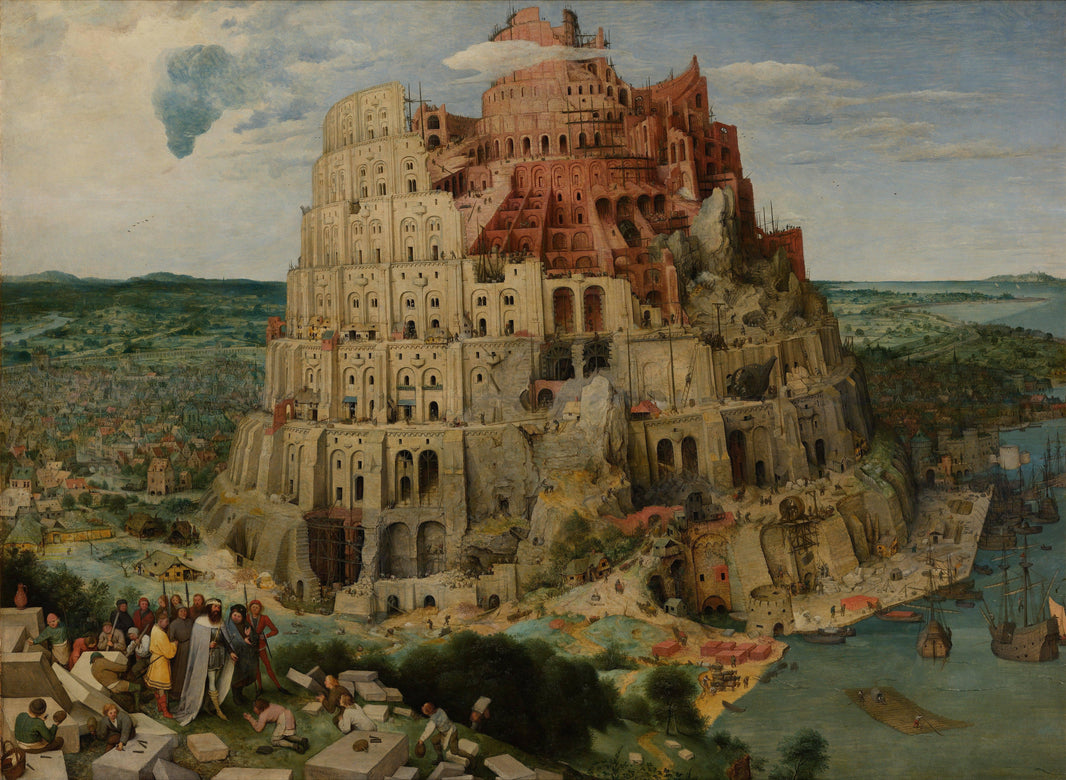 The Tower of Babel by Pieter Bruegel the Elder — hand-painted cultural oil painting reproduction on canvas
