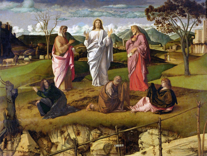 Transfiguration of Christ by Giovanni Bellini — hand-painted photography oil painting reproduction on canvas