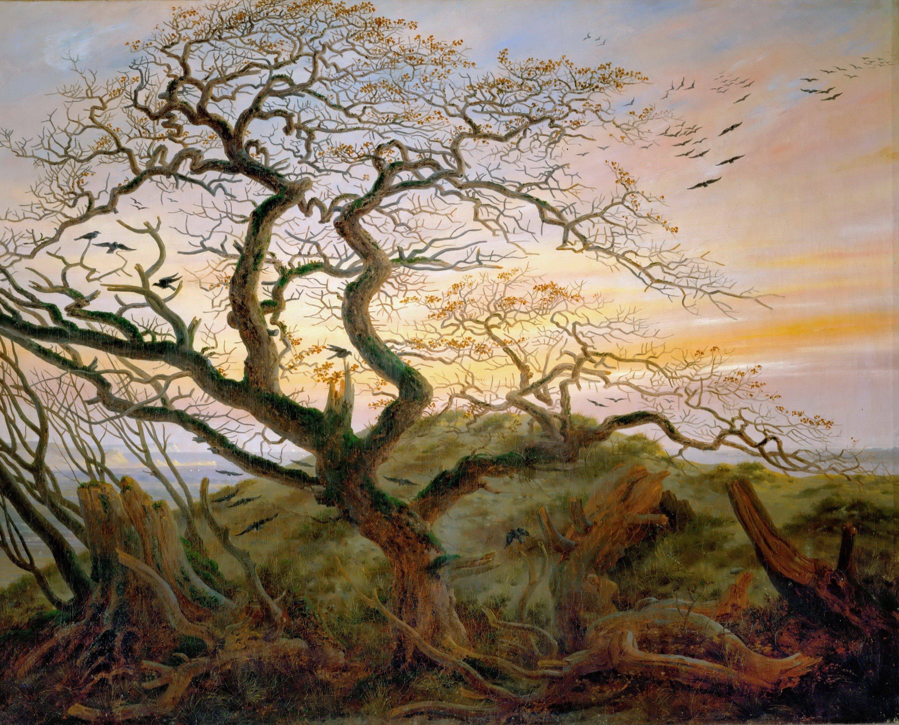 The Tree of Crows - Caspar David Friedrich