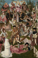The Tree of Jesse by Geertgen tot Sint Jans — fantasy oil painting wall art, Northern Renaissance