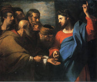 The Tribute Money by John Singleton Copley — hand-painted portrait oil painting reproduction on canvas